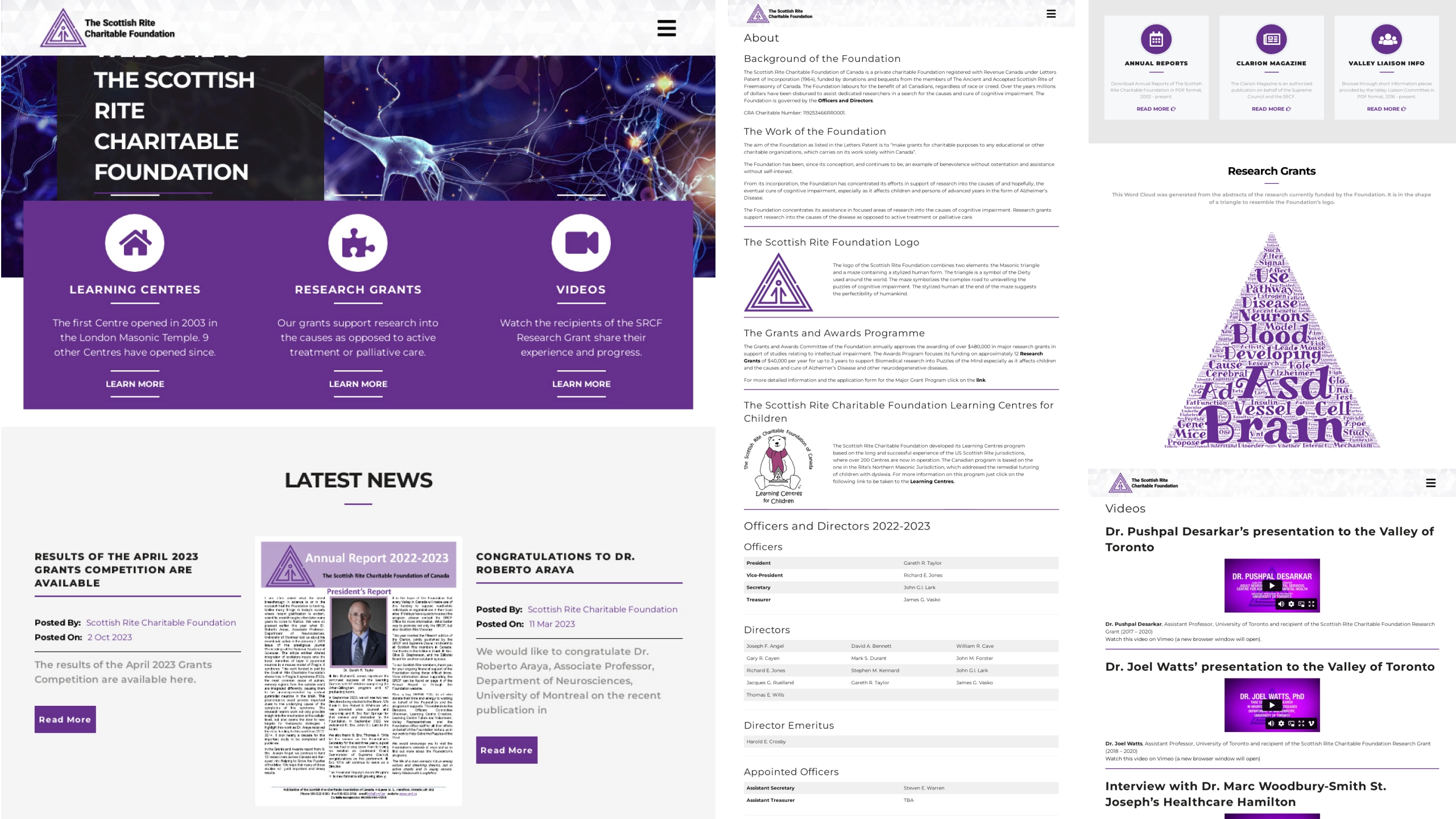 The Scottish Rite Charitable Foundation Website